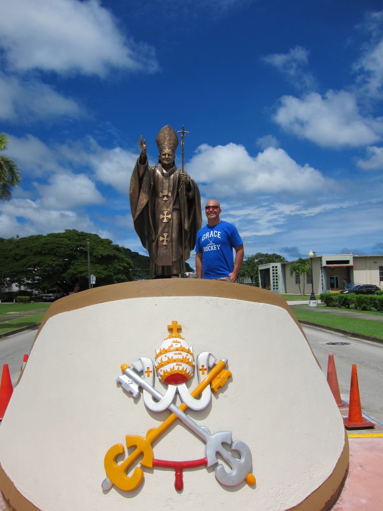 Guam Pope Statue