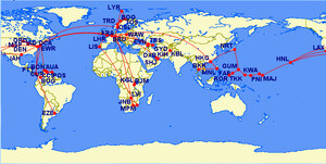 2011 Travel Map