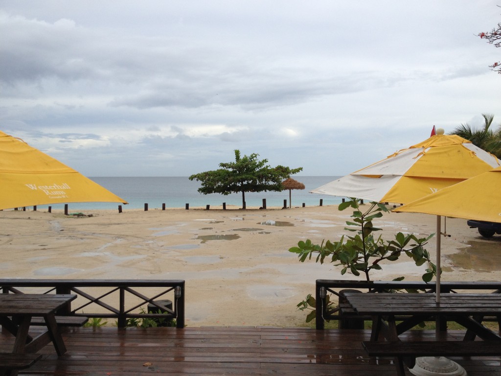 View from Umbrellas Beach Bar