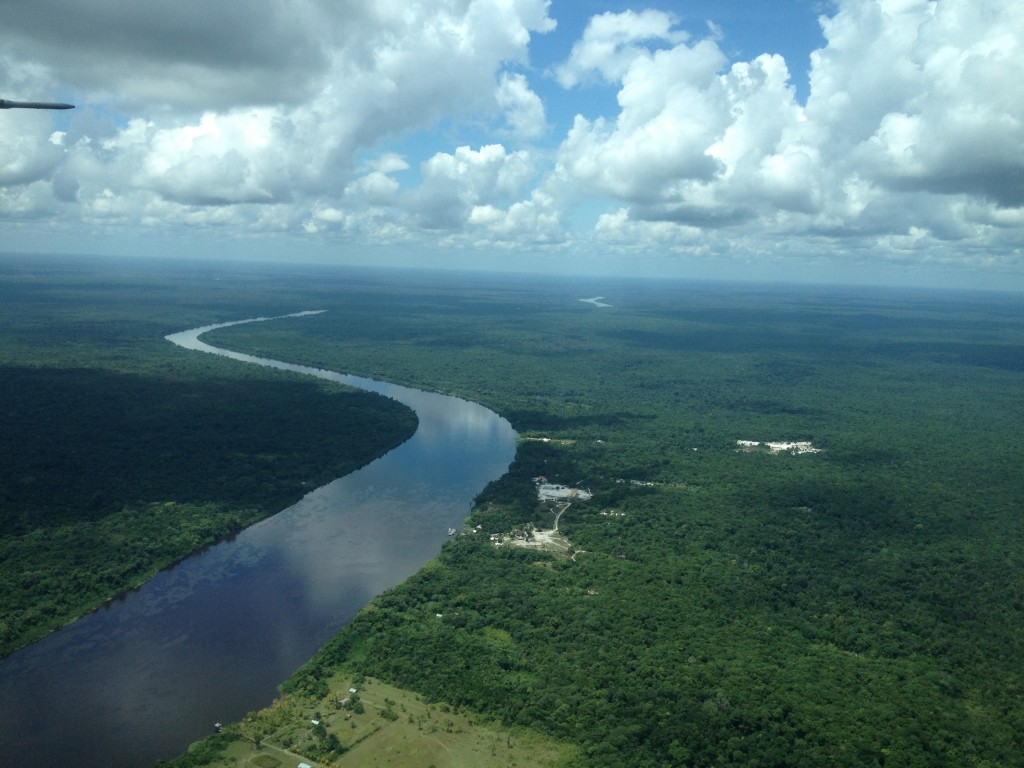 Georgetown to Kaieteur from above