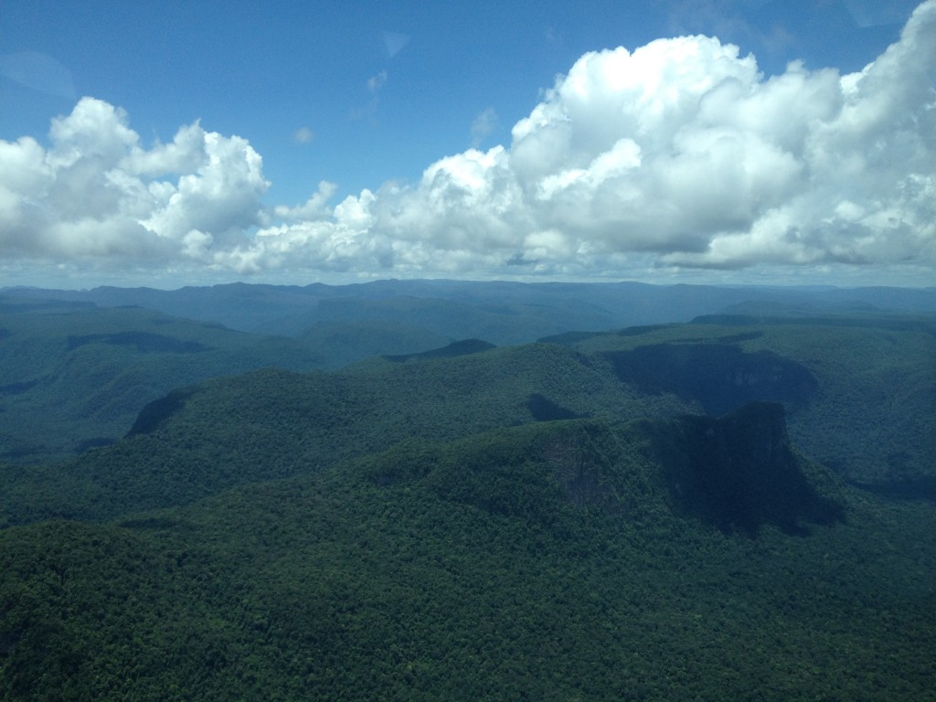 Over rural Guyana