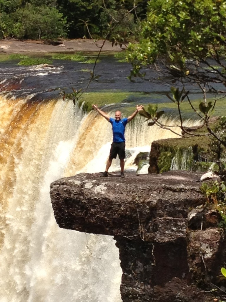 Rock ledge over Kaieteur Falls