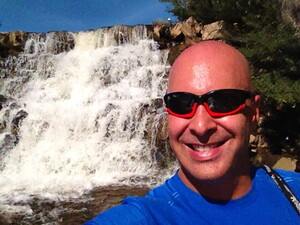 in front of Orinduik Falls