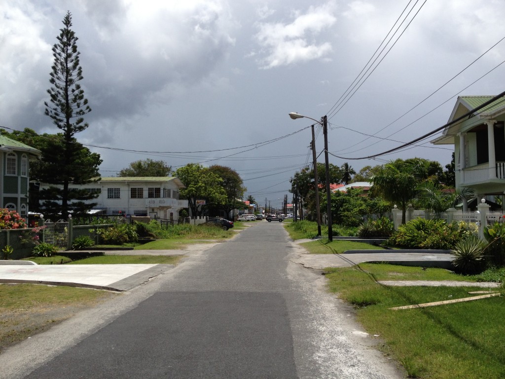 city streets of georgetown guyana