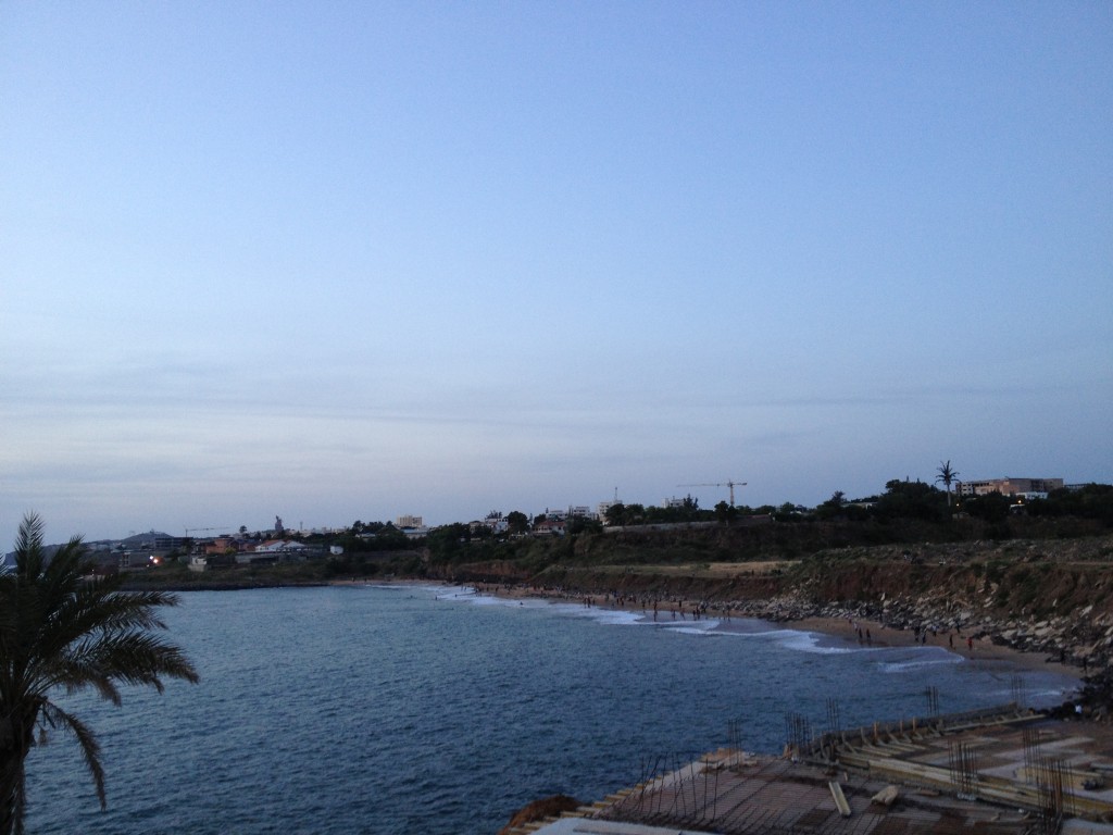 view from Radisson Dakar seaview room